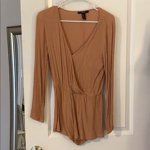 Forever 21 blush nude romper